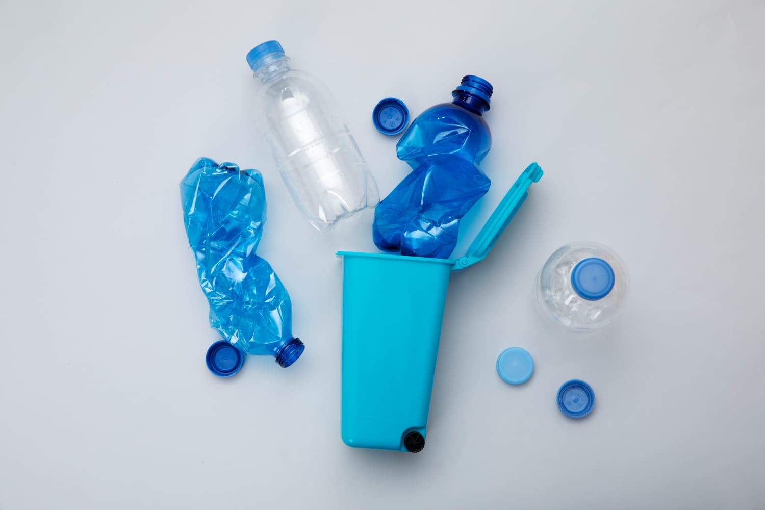 PET bottles used for bottled beverages